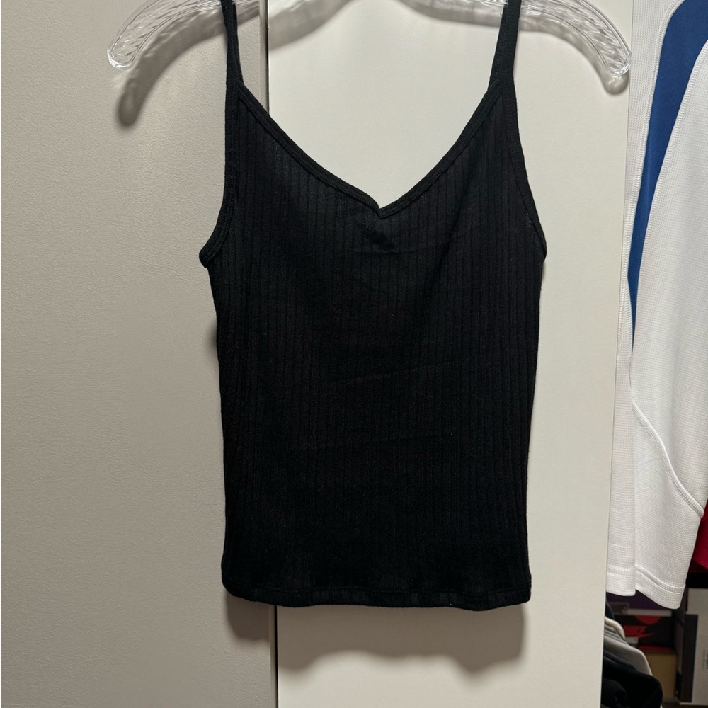 Co-ord ribbed v neck sweater tank top